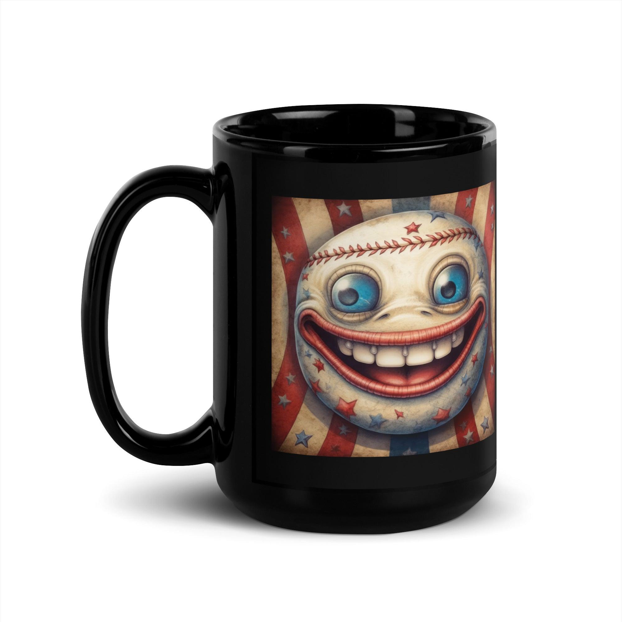 American Inspiration Black Glossy Mug - Beyond T-shirts