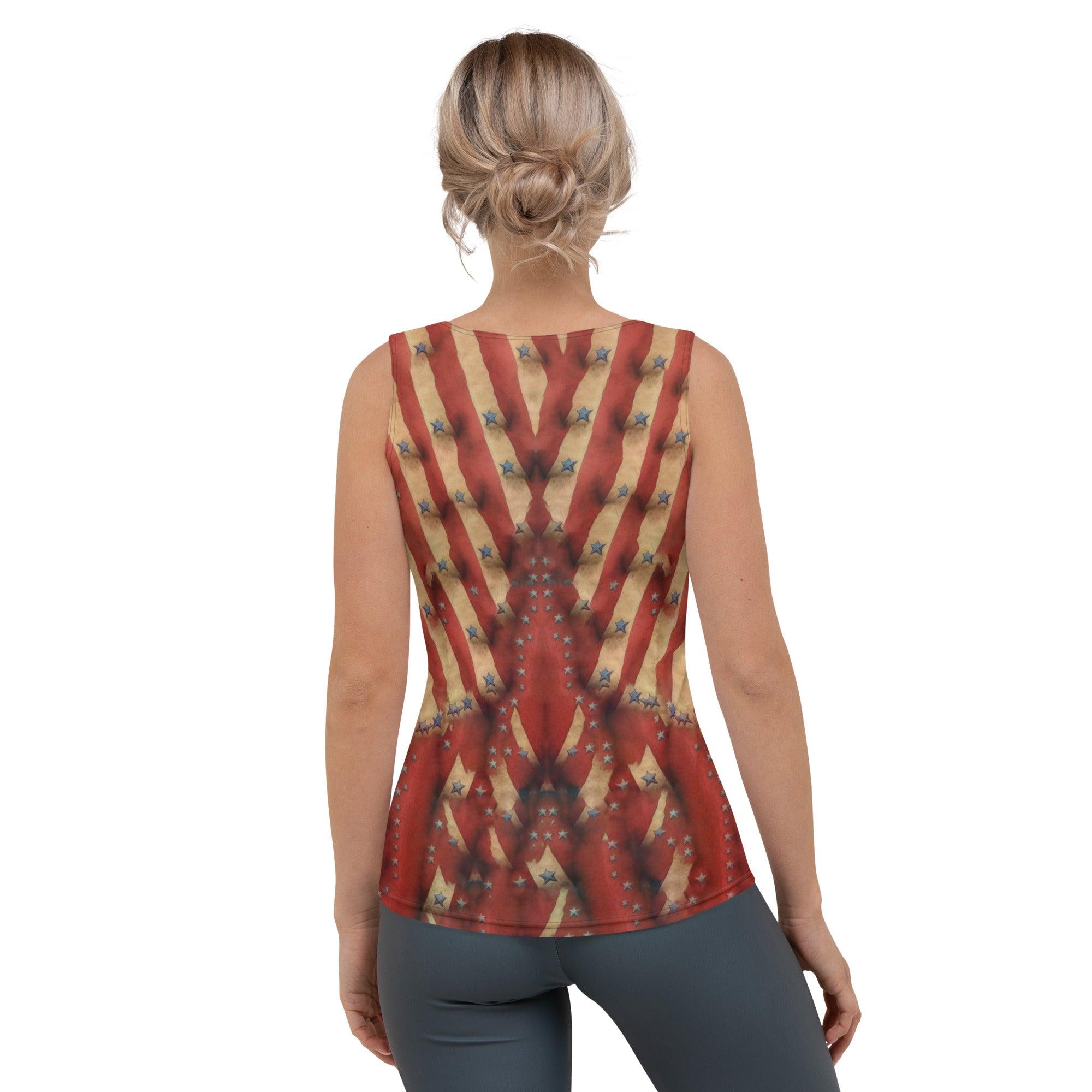 American Inspiration Sublimation Cut & Sew Tank Top - Beyond T-shirts