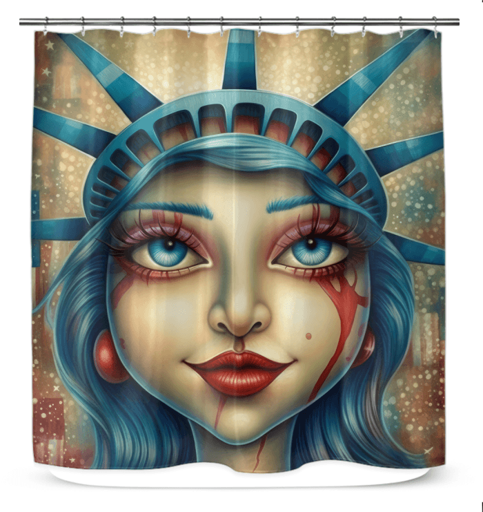 American Pride Shower Curtain - Beyond T-shirts