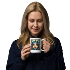 American Pride White Glossy Mug - Beyond T-shirts