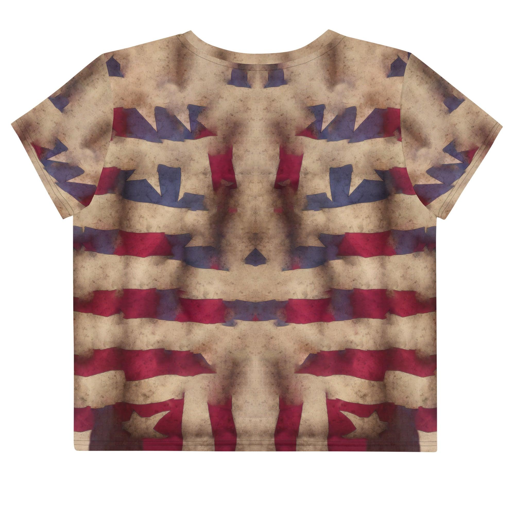 American Progress All-Over Print Crop Tee - Beyond T-shirts