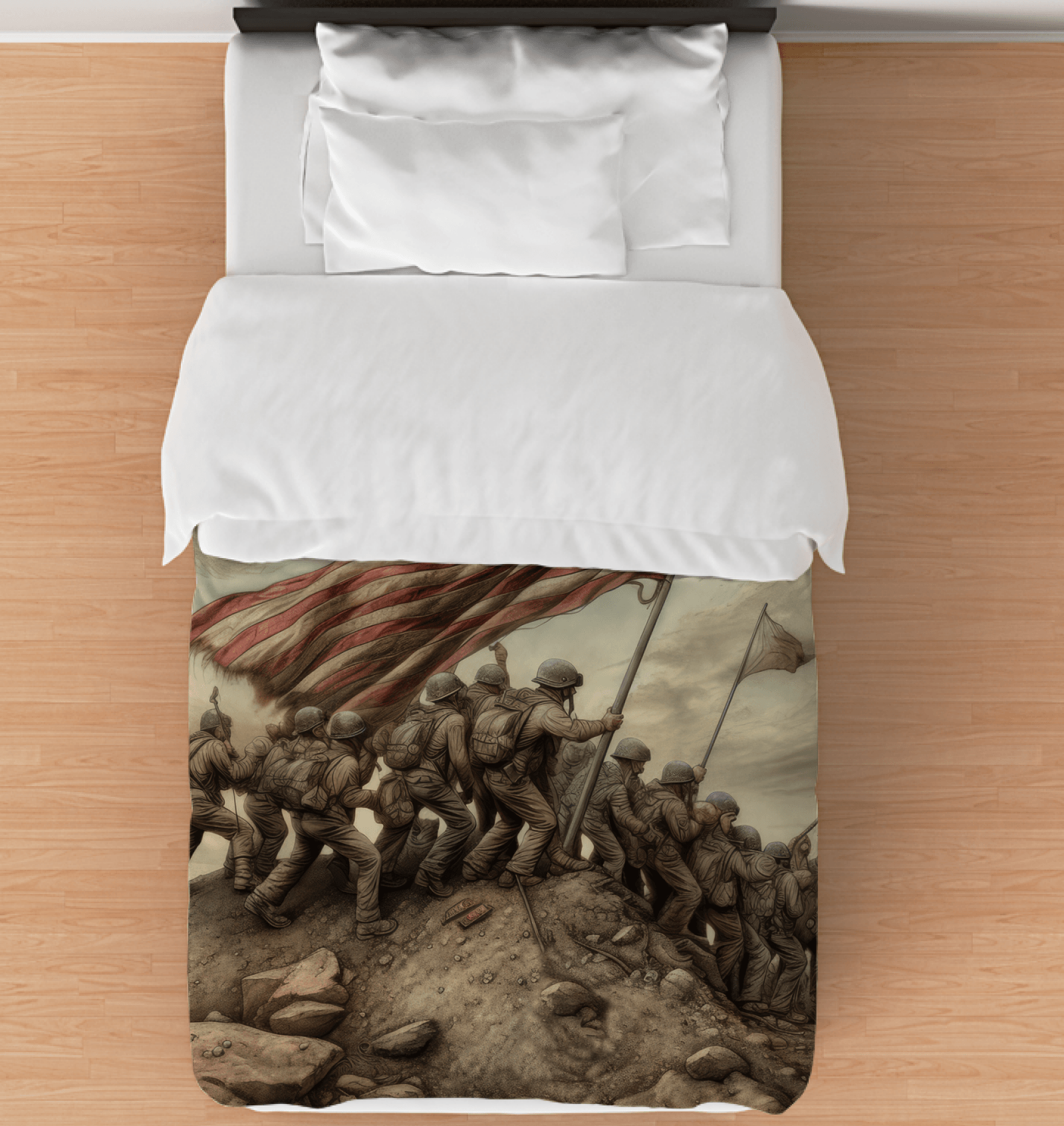 American Progress Comforter - Twin - Beyond T-shirts