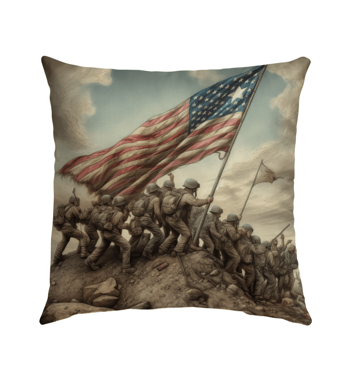 American Progress Outdoor Pillow - Beyond T-shirts