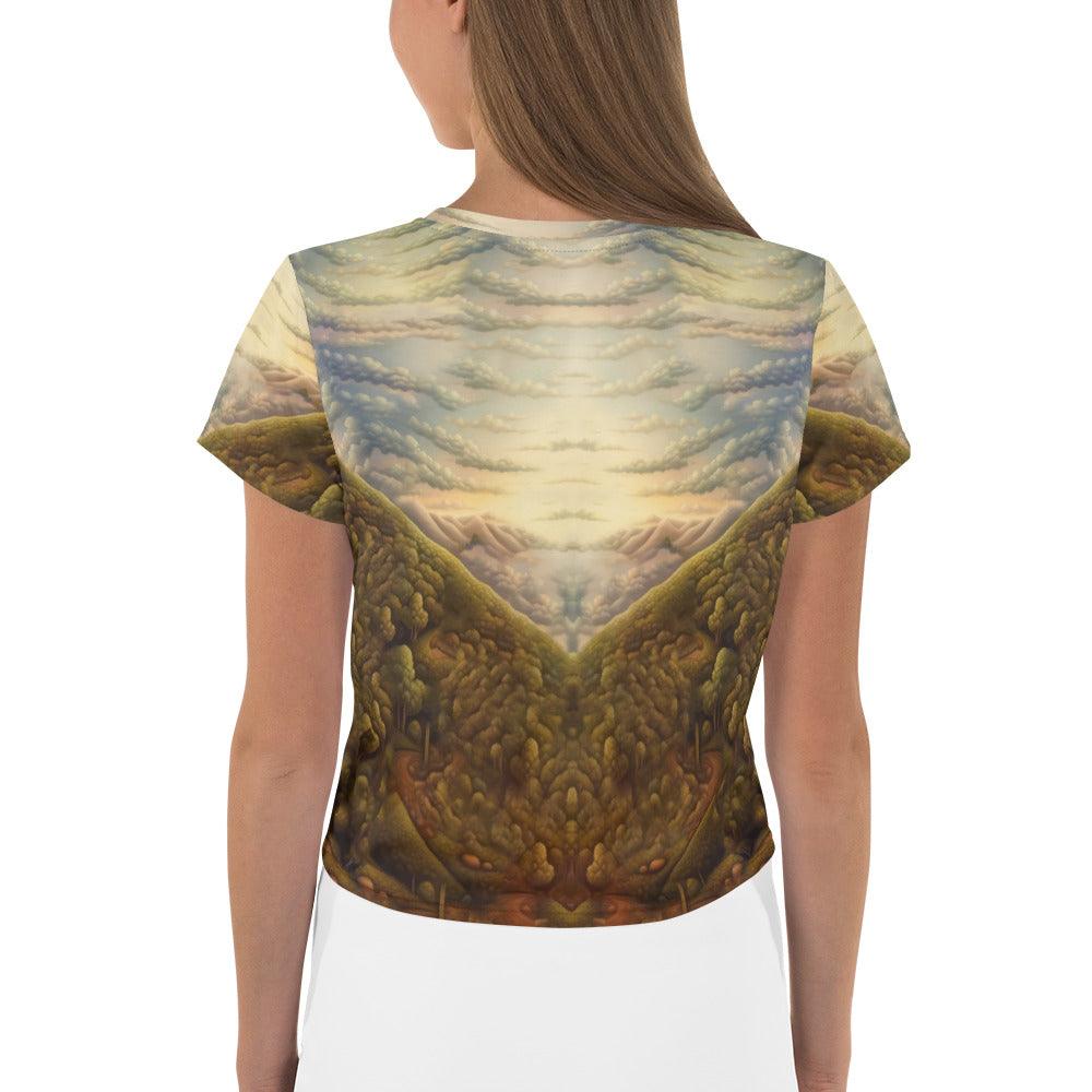 American Renaissance All-Over Print Crop Tee - Beyond T-shirts