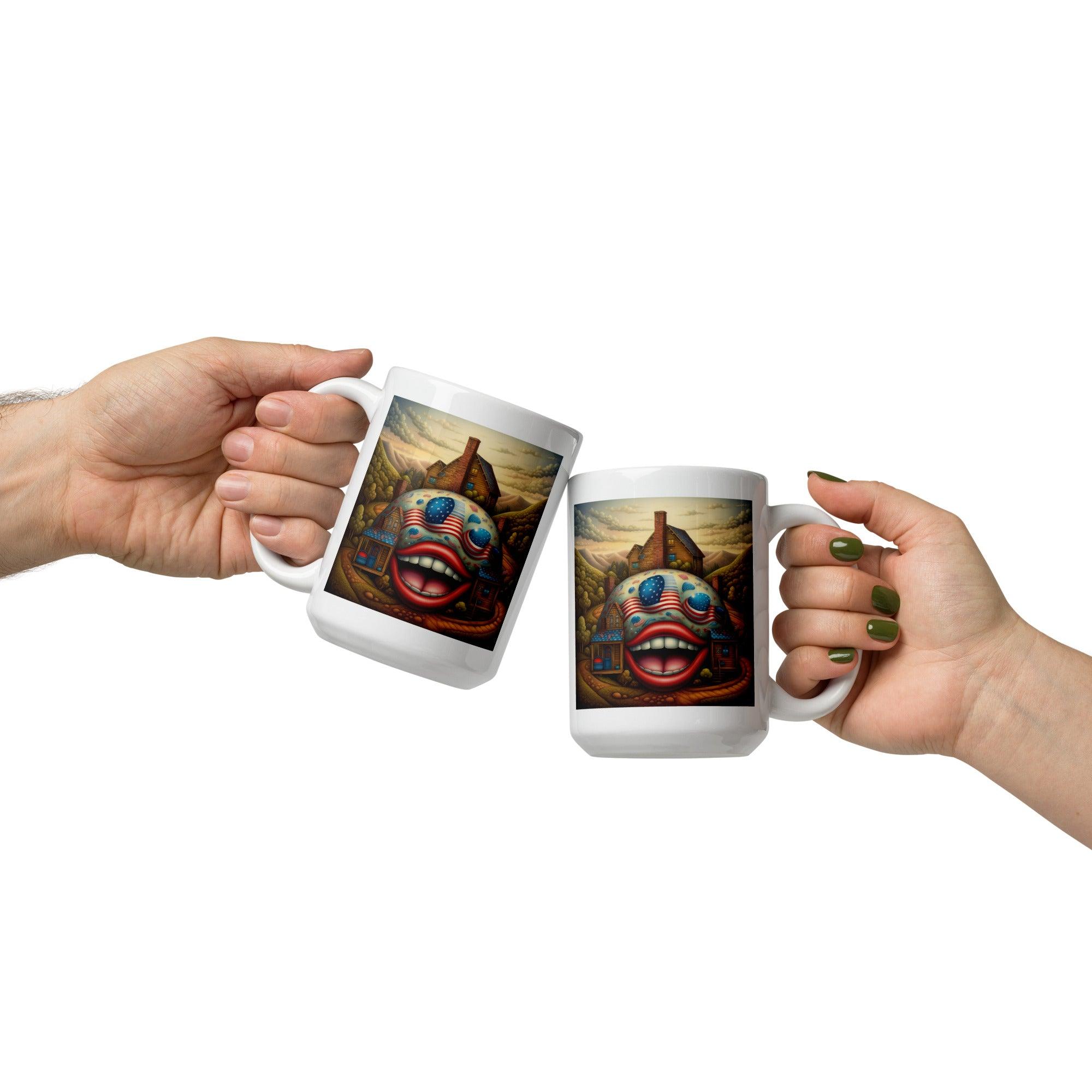 American Renaissance White Glossy Mug - Beyond T-shirts