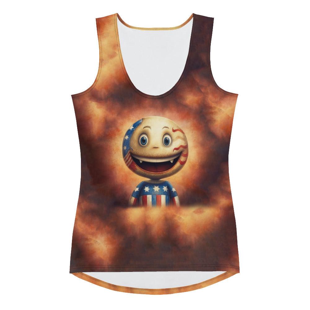 American Salute Sublimation Cut & Sew Tank Top - Beyond T-shirts