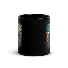 American Spirit Black Glossy Mug - Beyond T-shirts