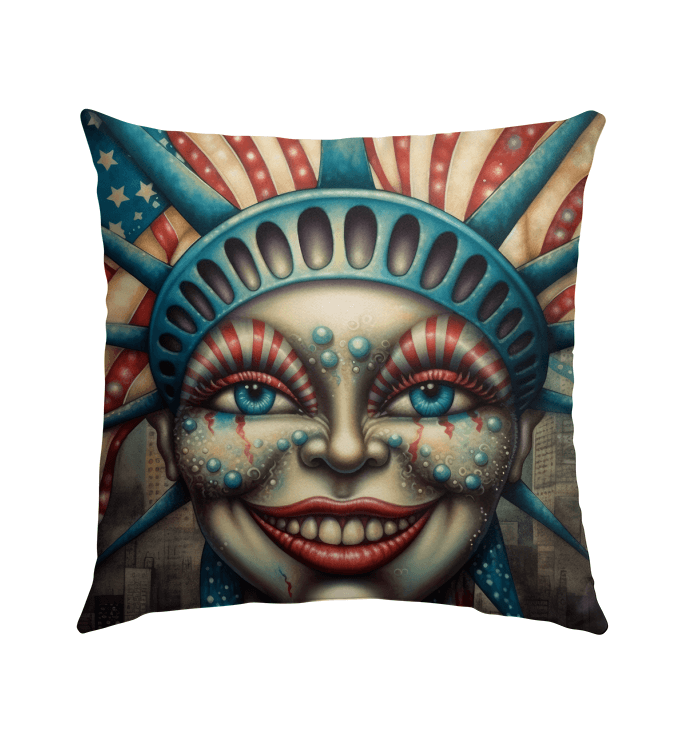 American Spirit Outdoor Pillow - Beyond T-shirts