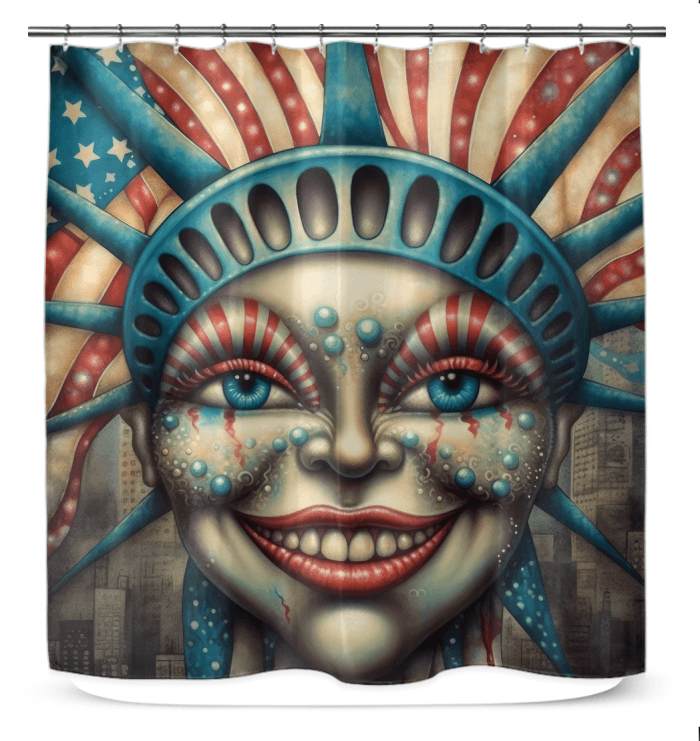 American Spirit Shower Curtain - Beyond T-shirts