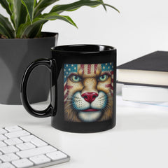 American Tradition Black Glossy Mug - Beyond T-shirts