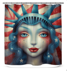 American Tradition Shower Curtain - Beyond T-shirts