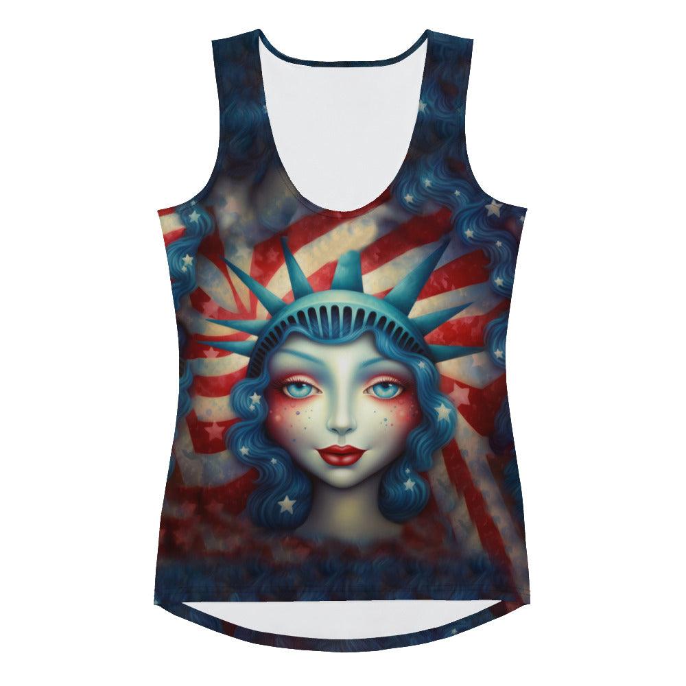 American Tradition Sublimation Cut & Sew Tank Top - Beyond T-shirts