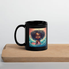 American Vision Black Glossy Mug - Beyond T-shirts