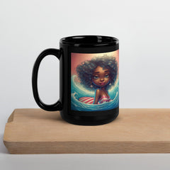 American Vision Black Glossy Mug - Beyond T-shirts