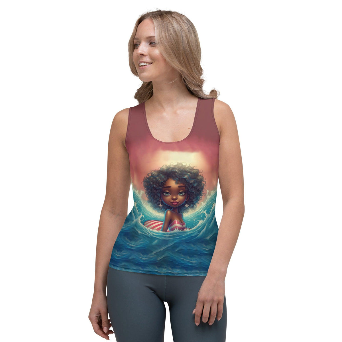 American Vision Sublimation Cut & Sew Tank Top - Beyond T-shirts