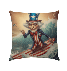 An American Dream Outdoor Pillow - Beyond T-shirts