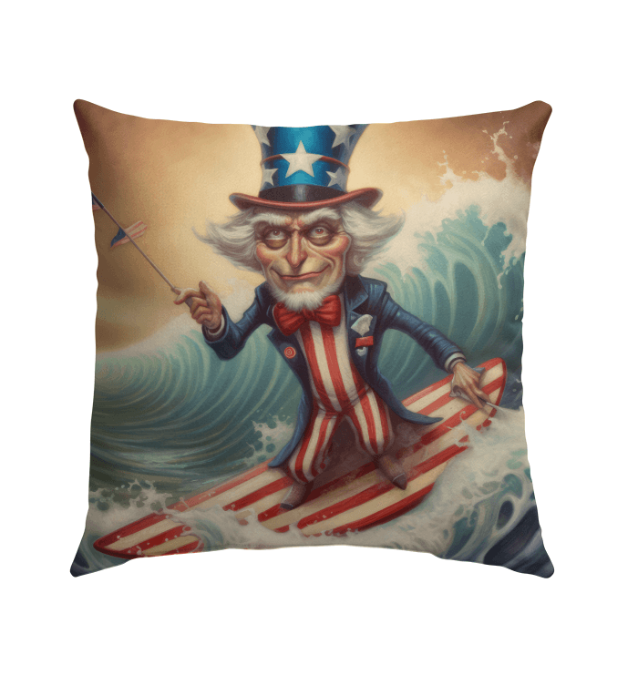 An American Dream Outdoor Pillow - Beyond T-shirts