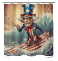 An American Dream Shower Curtain - Beyond T-shirts