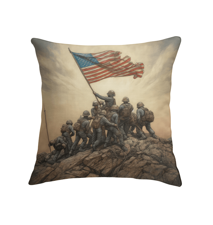 An American Journey Indoor Pillow - Beyond T-shirts