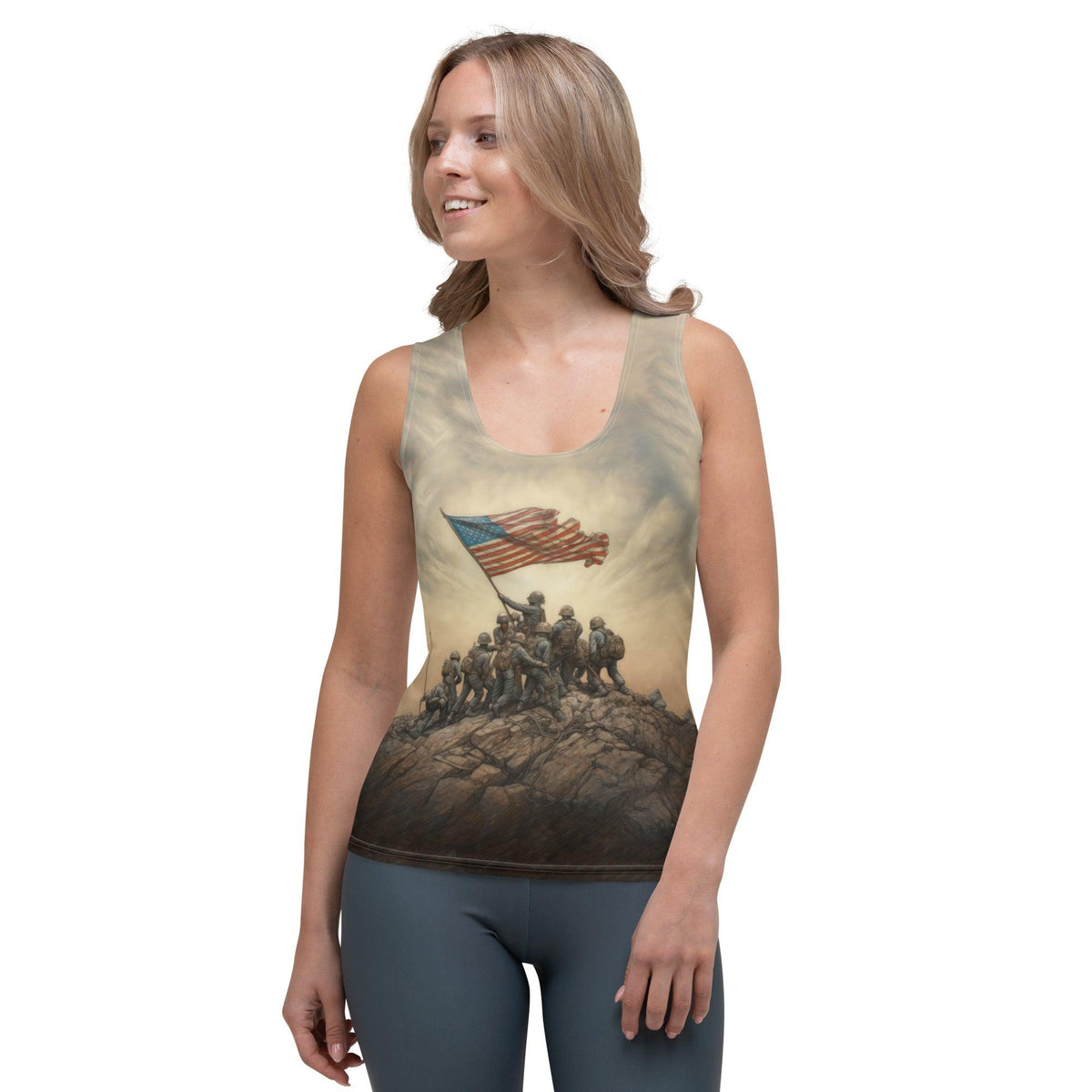 An American Journey Sublimation Cut & Sew Tank Top - Beyond T-shirts