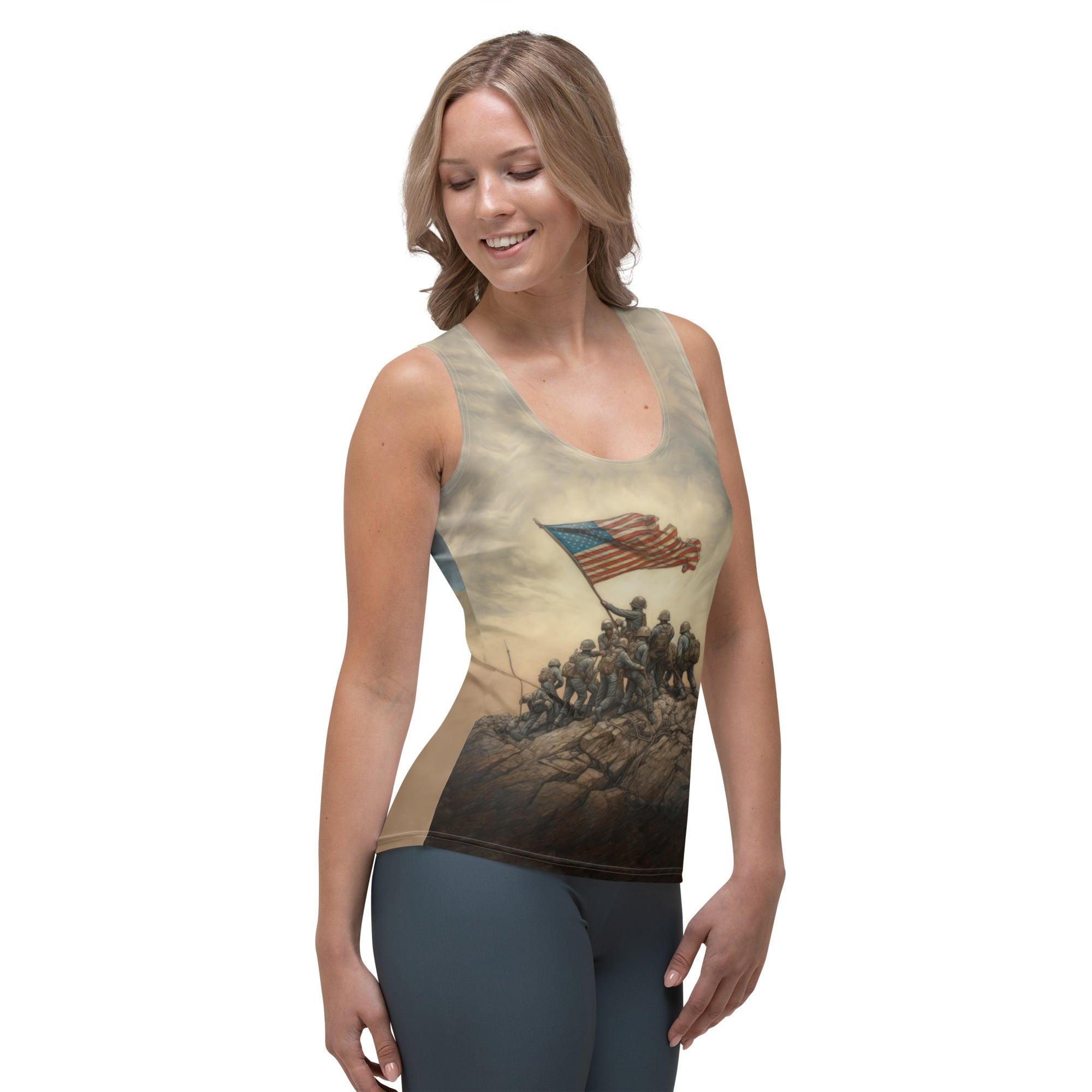 An American Journey Sublimation Cut & Sew Tank Top - Beyond T-shirts