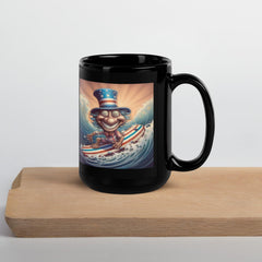 An American Vision Black Glossy Mug - Beyond T-shirts