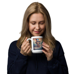 An American Vision White Glossy Mug - Beyond T-shirts