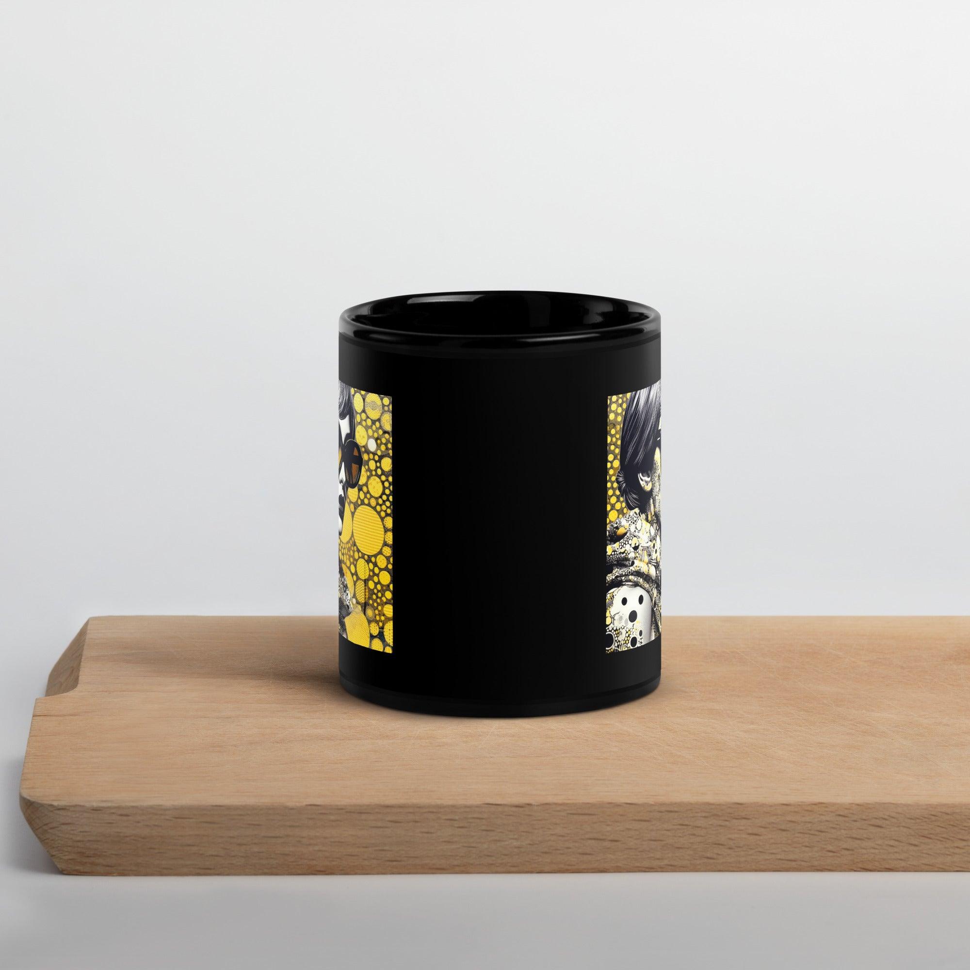 Artistic Accomplishments Black Glossy Mug - Beyond T-shirts