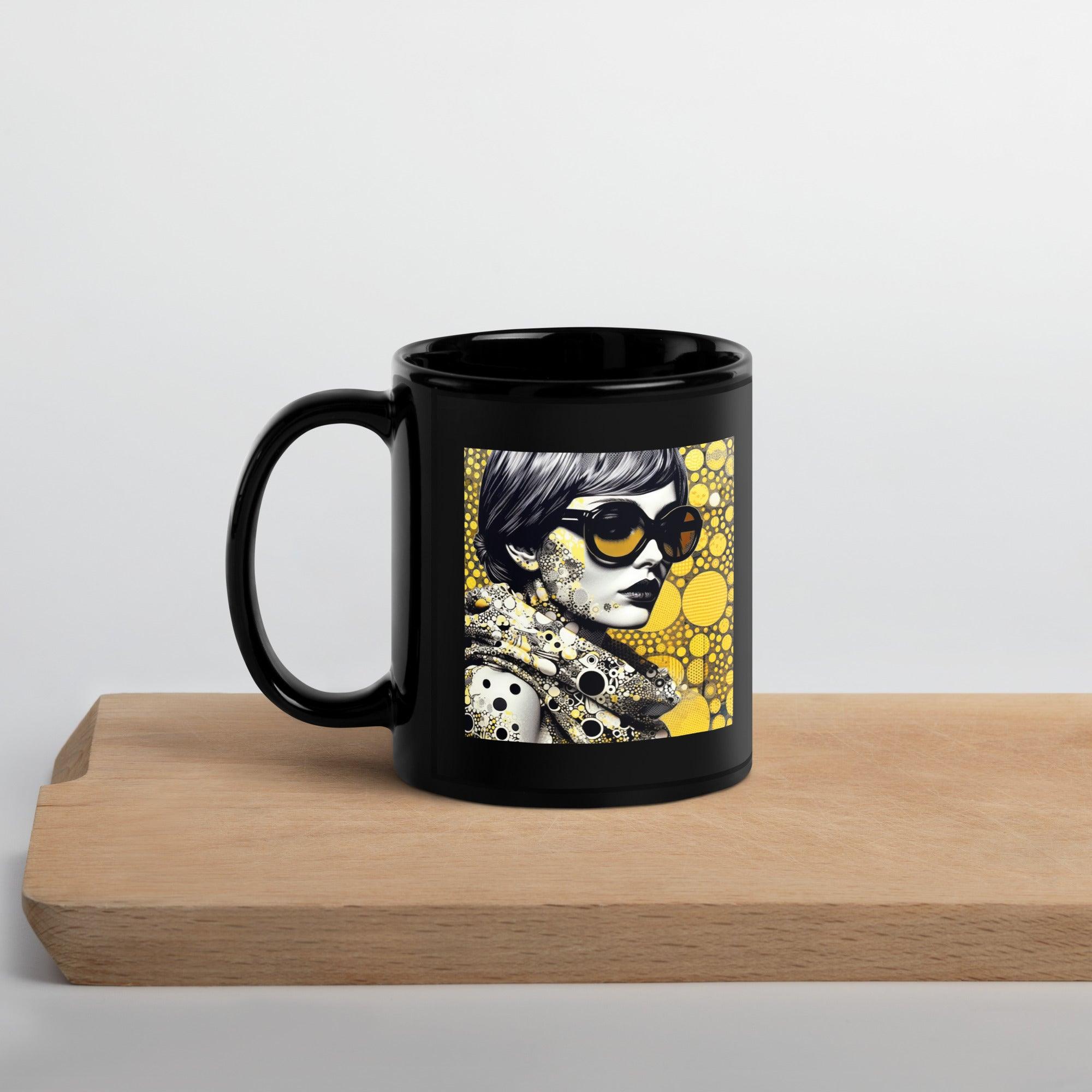 Artistic Accomplishments Black Glossy Mug - Beyond T-shirts