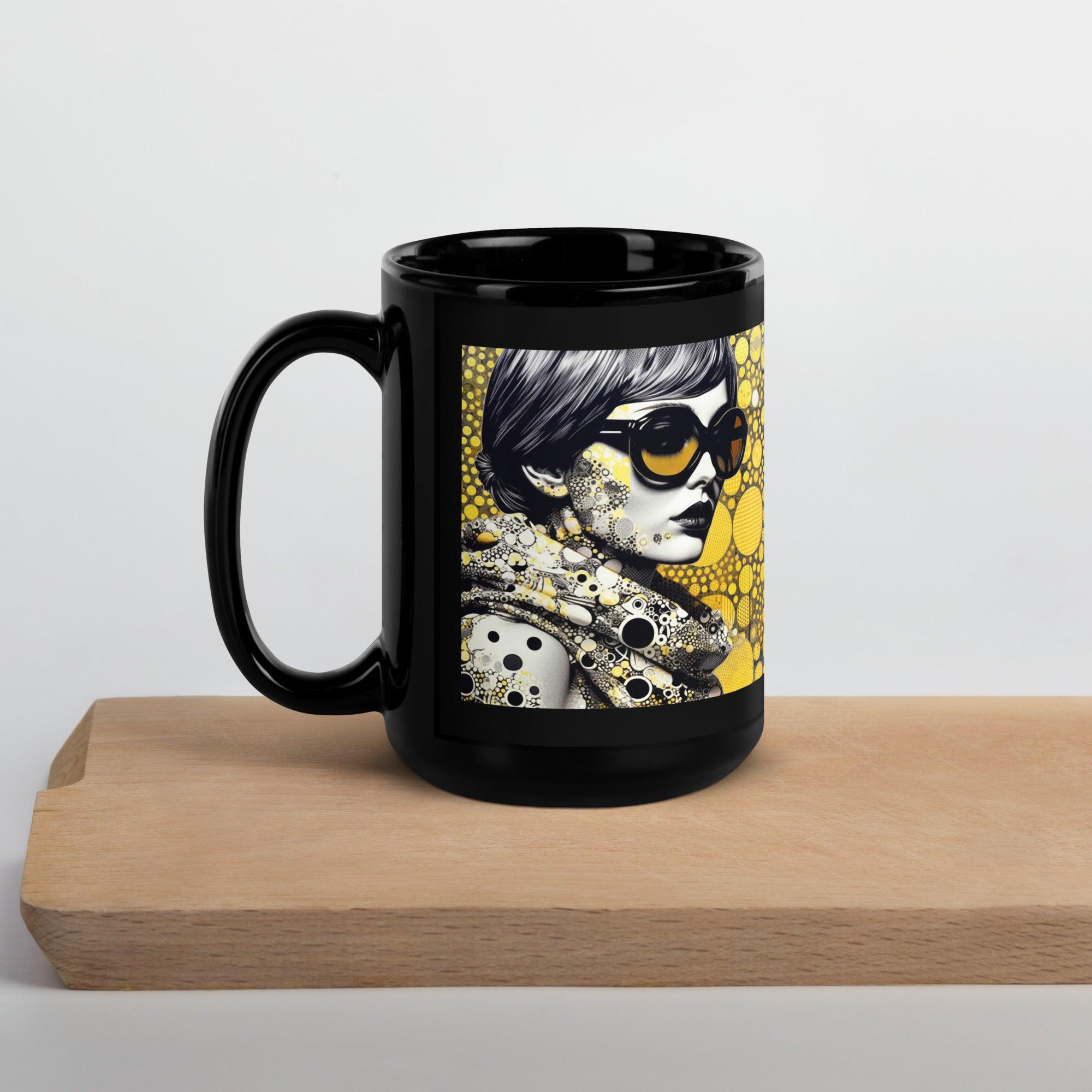 Artistic Accomplishments Black Glossy Mug - Beyond T-shirts