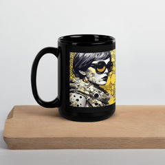 Artistic Accomplishments Black Glossy Mug - Beyond T-shirts