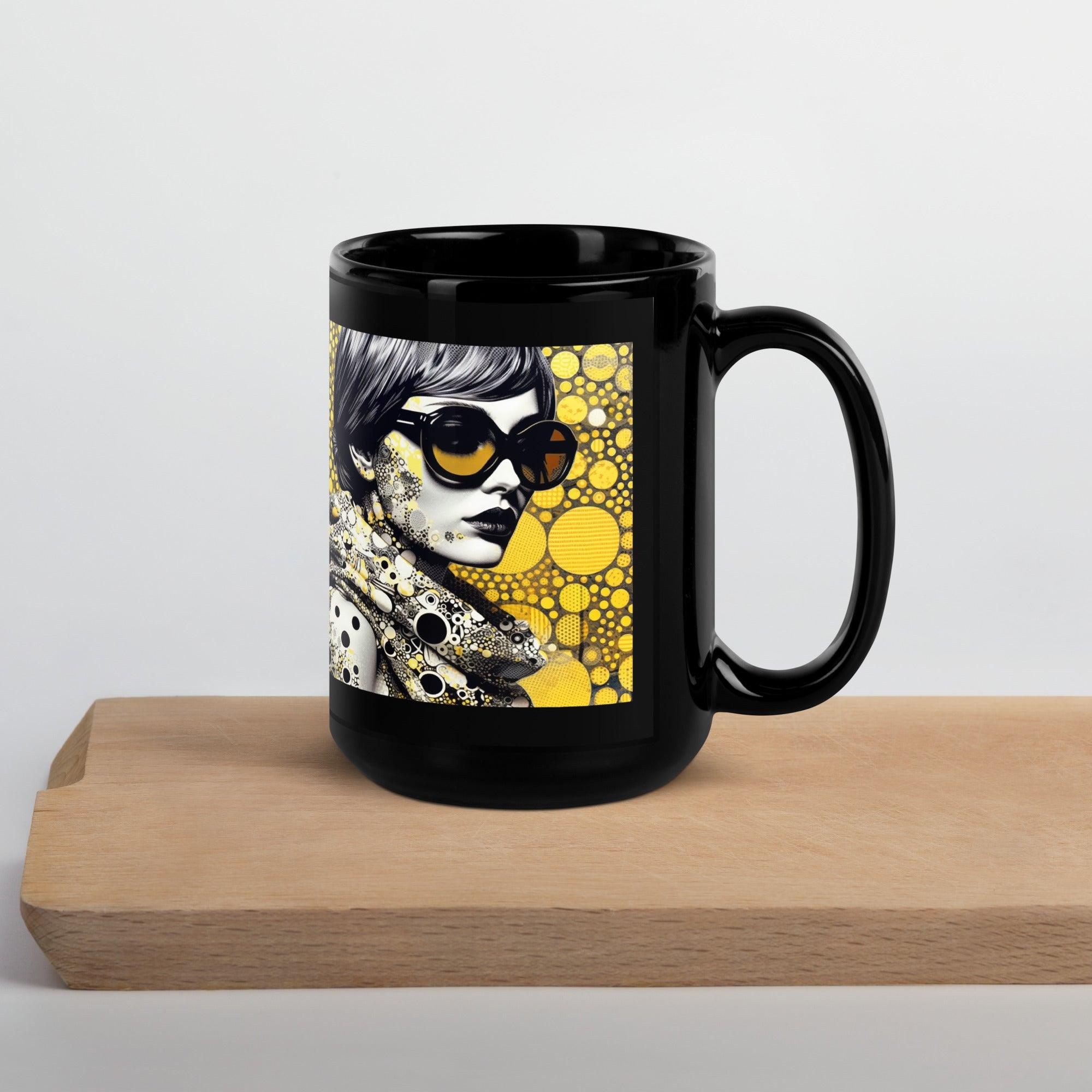 Artistic Accomplishments Black Glossy Mug - Beyond T-shirts