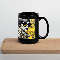 Artistic Accomplishments Black Glossy Mug - Beyond T-shirts