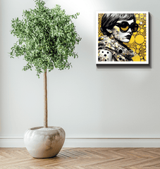 Artistic Accomplishments canvas art in a well-lit office setting.