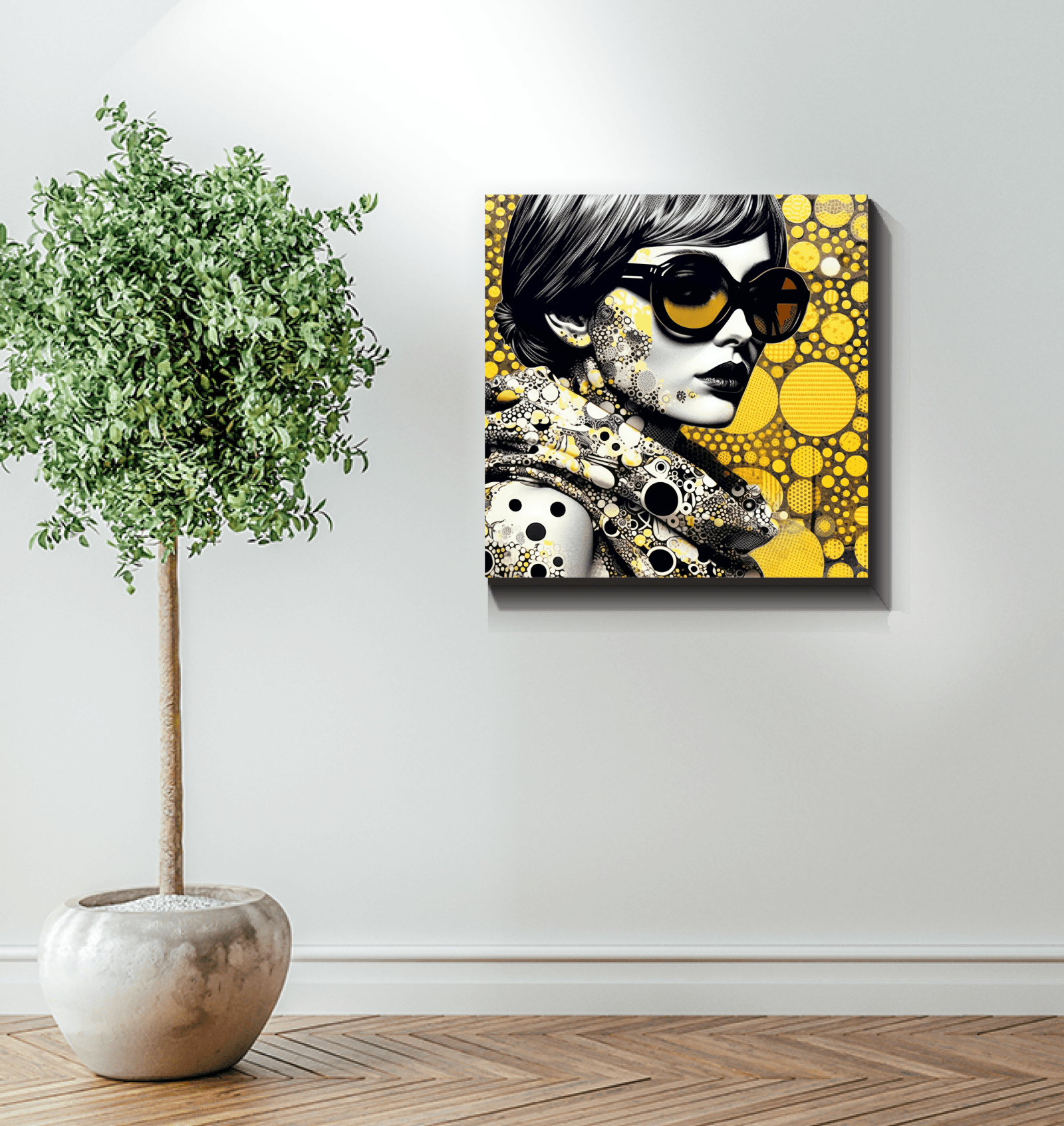 Visually striking Artistic Accomplishments canvas for contemporary homes.