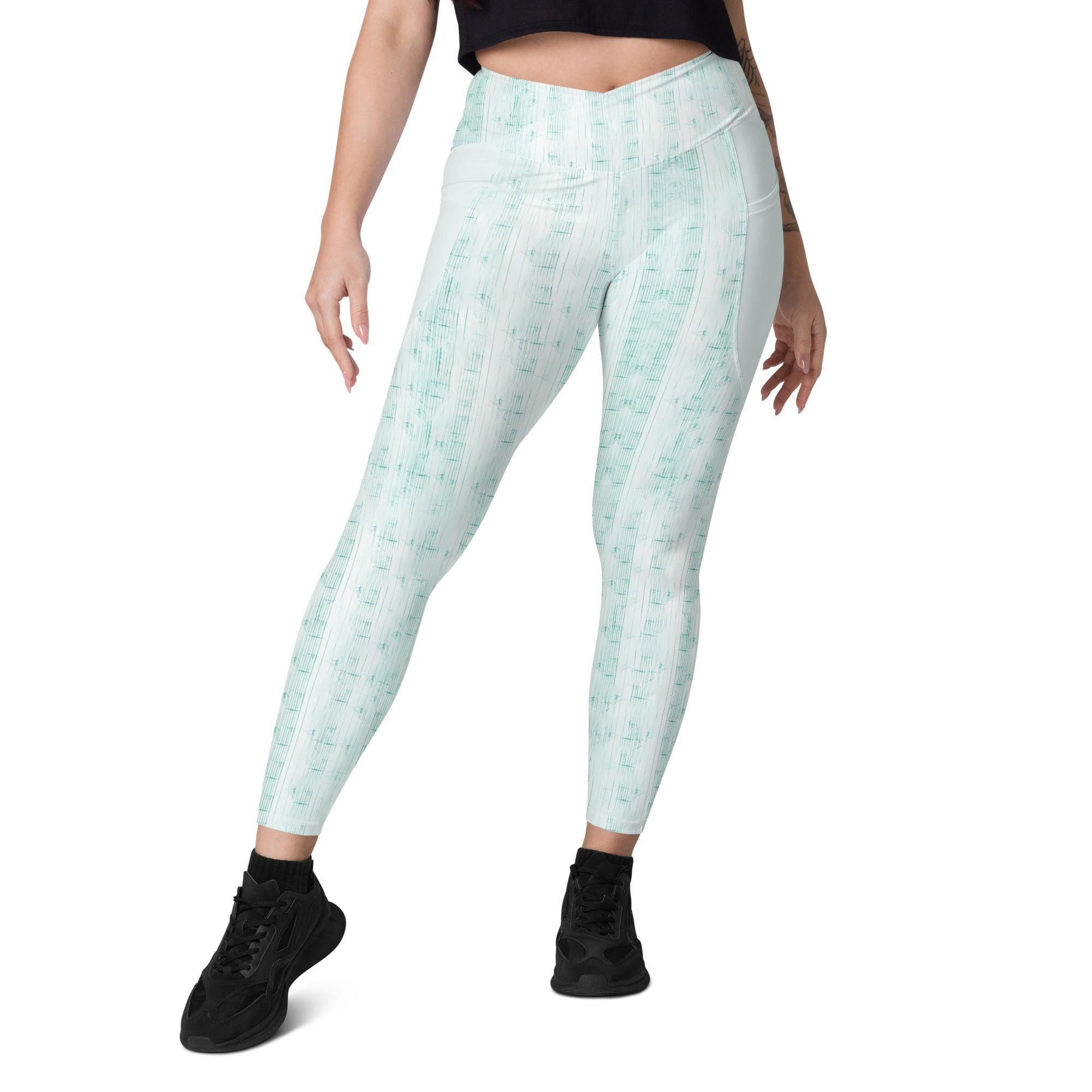 Artistic Achievements III Crossover Leggings - Front View.