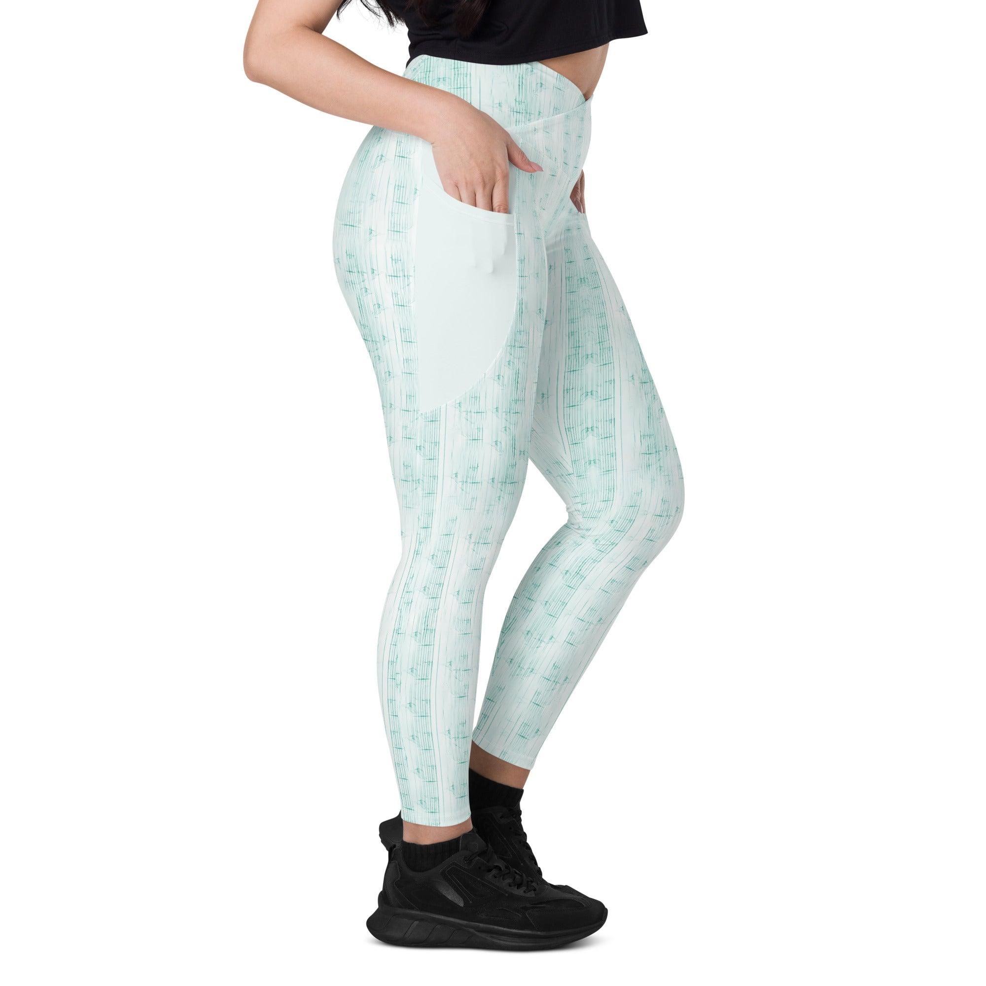 Artistic Achievements III Crossover Leggings - Side View.