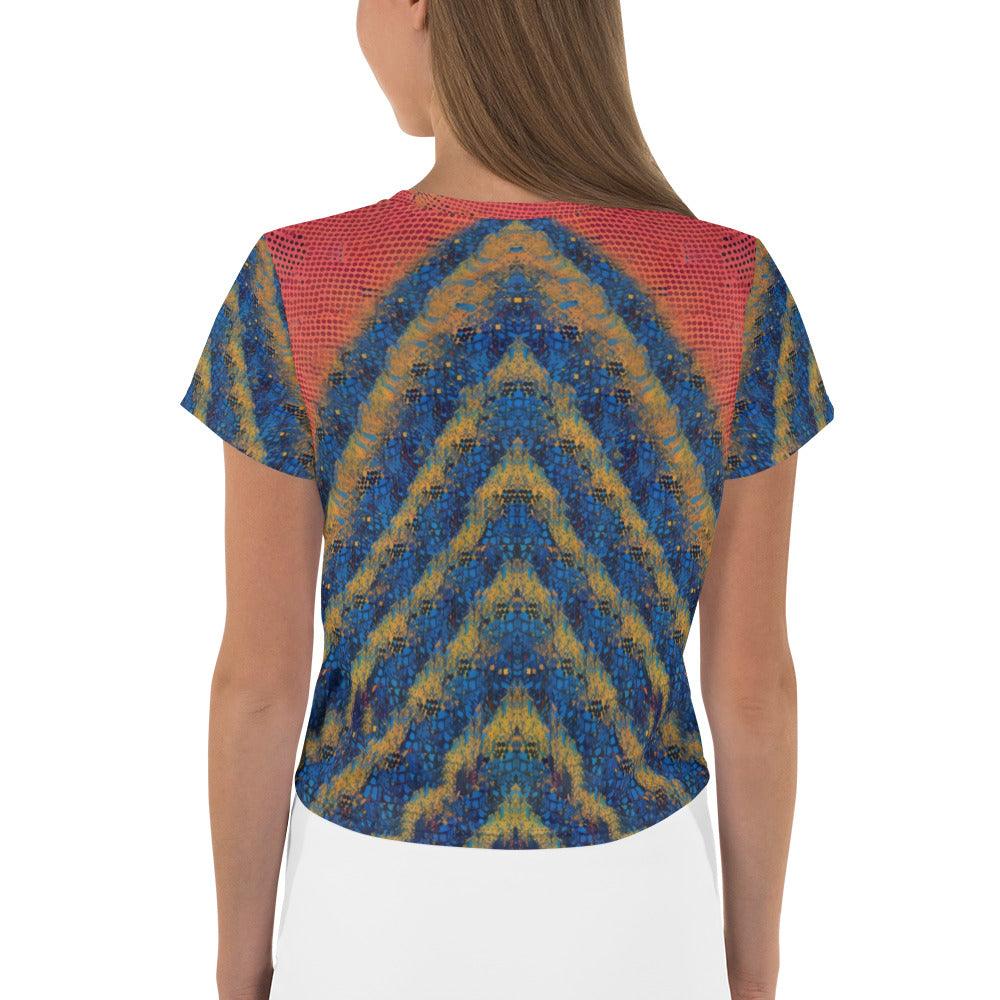 Artistic Admiration All-Over Print Crop Tee - Beyond T-shirts