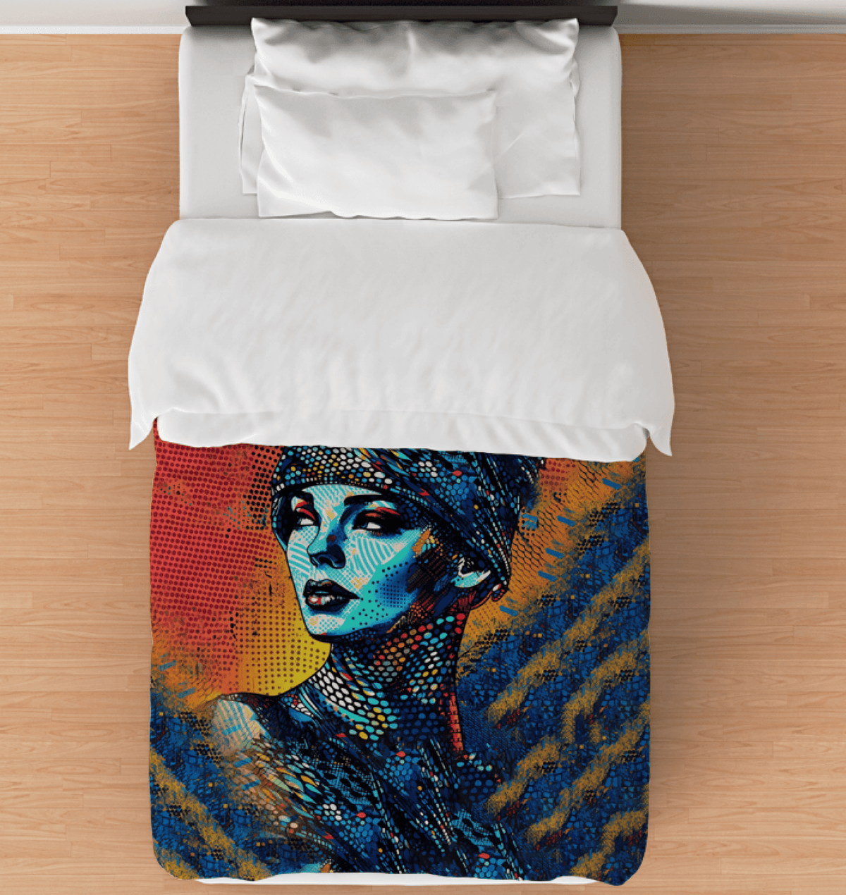 Artistic Admiration Comforter - Twin - Beyond T-shirts