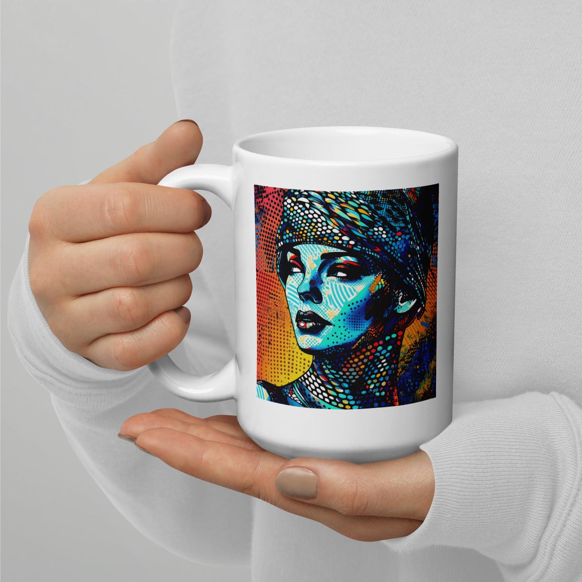 Artistic Admiration White Glossy Mug - Beyond T-shirts