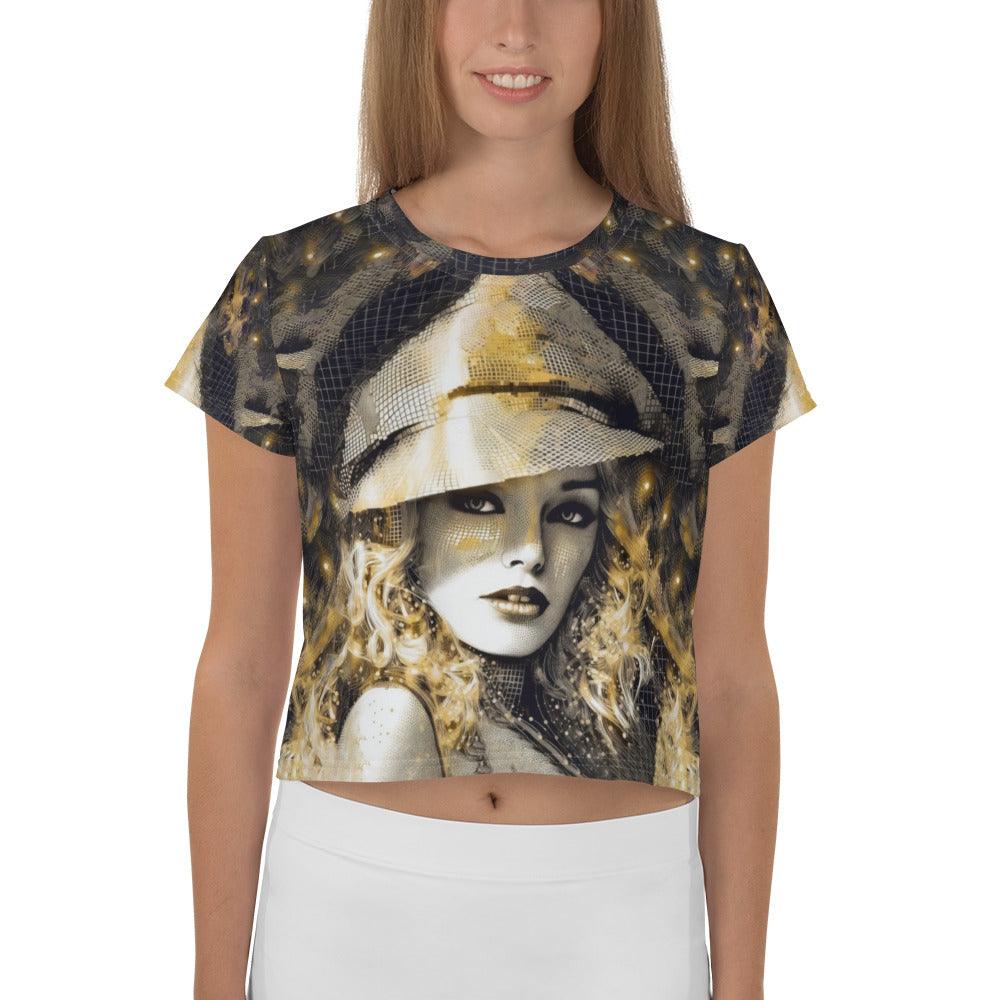 Artistic Adventure All-Over Print Crop Tee - Beyond T-shirts