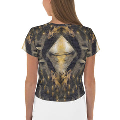 Artistic Adventure All-Over Print Crop Tee - Beyond T-shirts