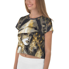 Artistic Adventure All-Over Print Crop Tee - Beyond T-shirts