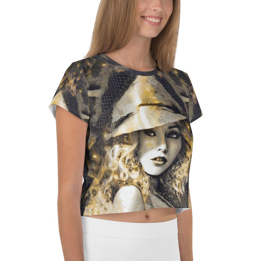 Artistic Adventure All-Over Print Crop Tee - Beyond T-shirts