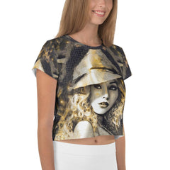 Artistic Adventure All-Over Print Crop Tee - Beyond T-shirts