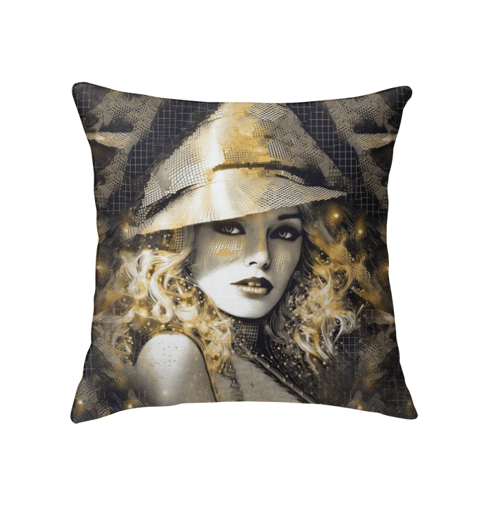 Artistic Adventure III Indoor Pillow - Front View