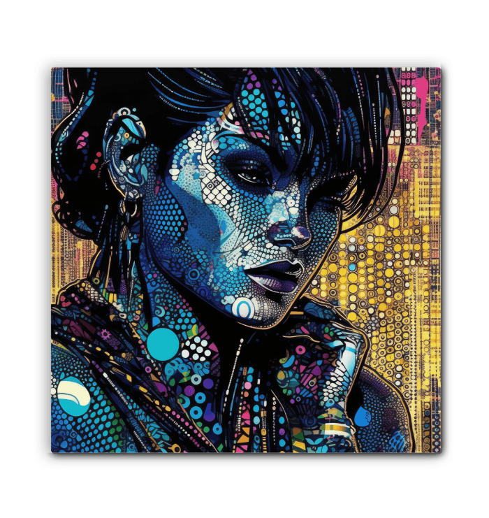 Side view of Artistic Adventure Wrapped Canvas showcasing depth and wrap quality.
