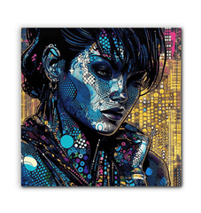Side view of Artistic Adventure Wrapped Canvas showcasing depth and wrap quality.
