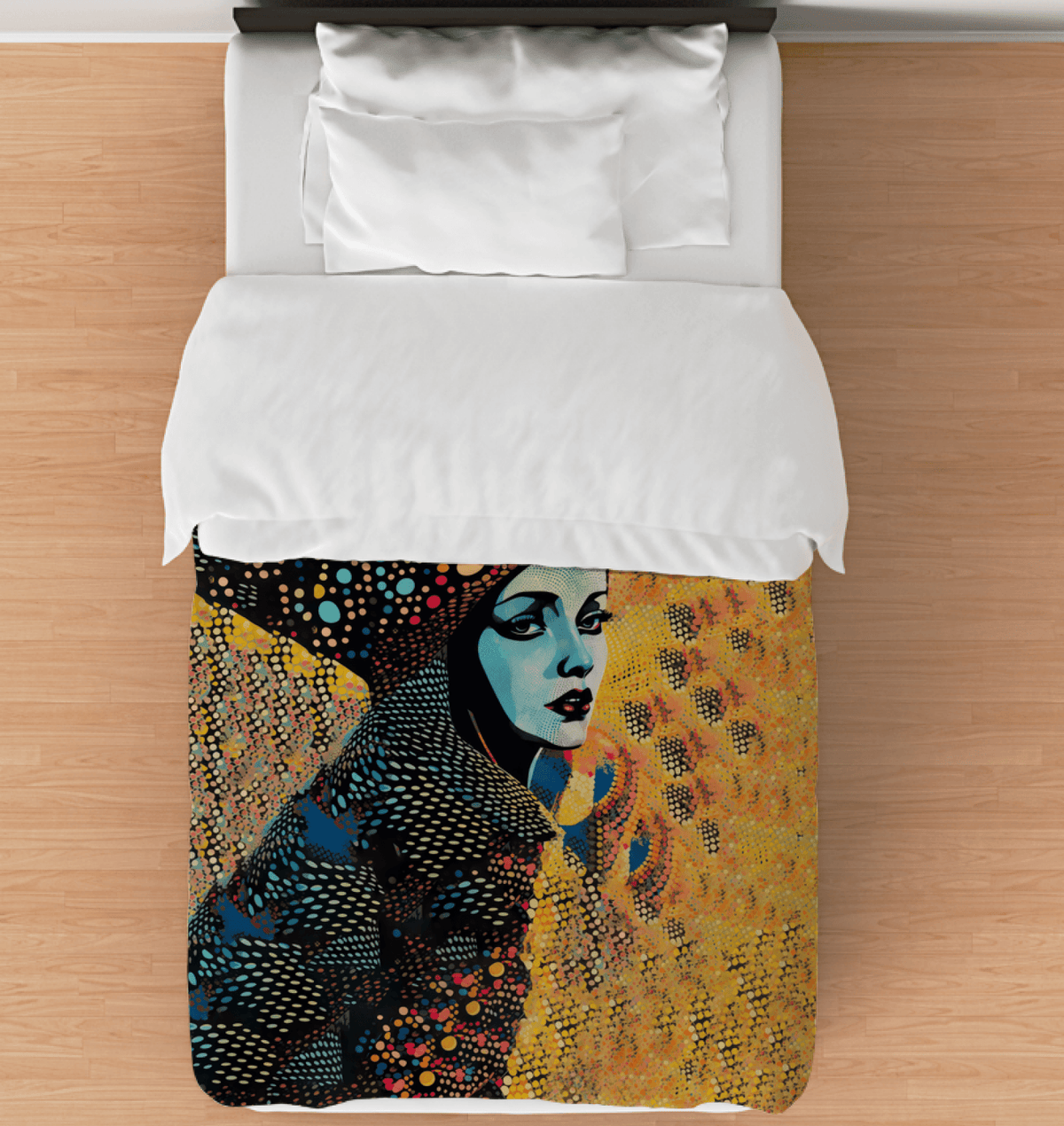 Artistic Aesthetics Duvet Cover showcasing modern design patterns.