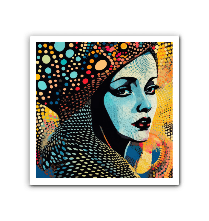 Close-up of Artistic Aesthetics Canvas Texture.